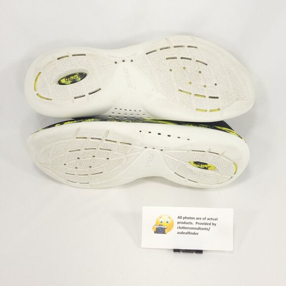 Crocs LiteRide 360 Marble Pacer Lace Up Athletic Shoe Mens Size 8 207633 Black - Picture 9 of 9